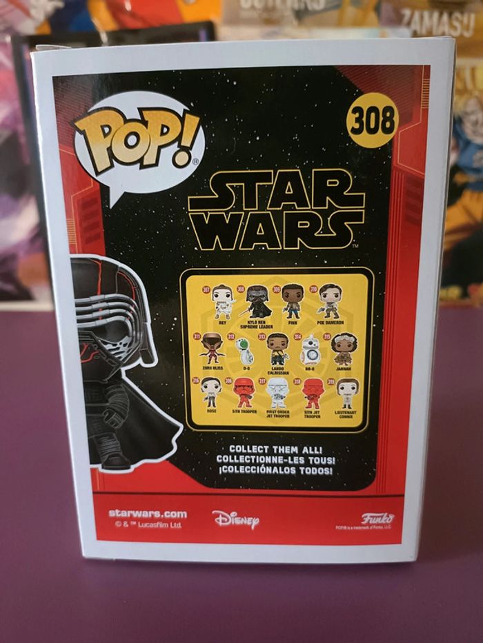Figurine Funko Pop Star Wars Kylo Ren 308 Neuf - photo numéro 3