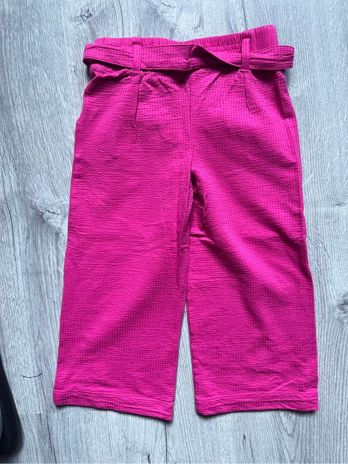 Pantalon large fille fushia 3 ans Okaïdi - photo numéro 3