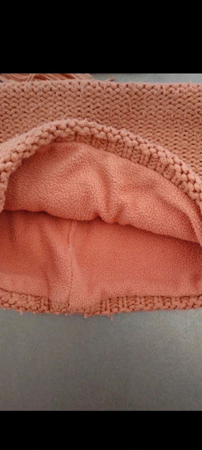🧡Tour de cou + bonnet péruvien corail 6 ans Kiabi - photo numéro 3