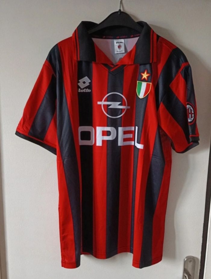 Maillot Milan AC  Lotto vintage saison 94/95