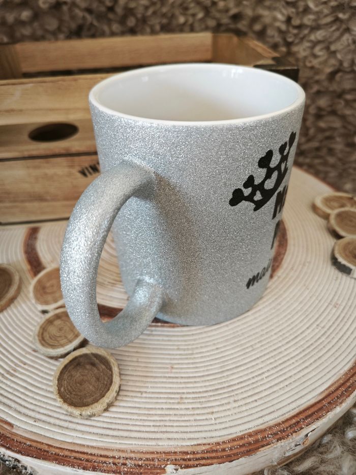 Tasse Glitter Argenté Madame Parfaite - photo numéro 4