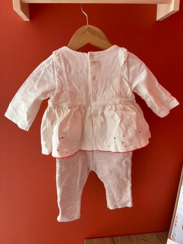 Ensemble catimini bébé fille taille 9 mois - photo numéro 7