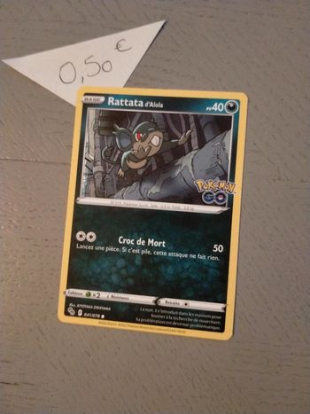 Carte Pokémon Go (neuf) Fr