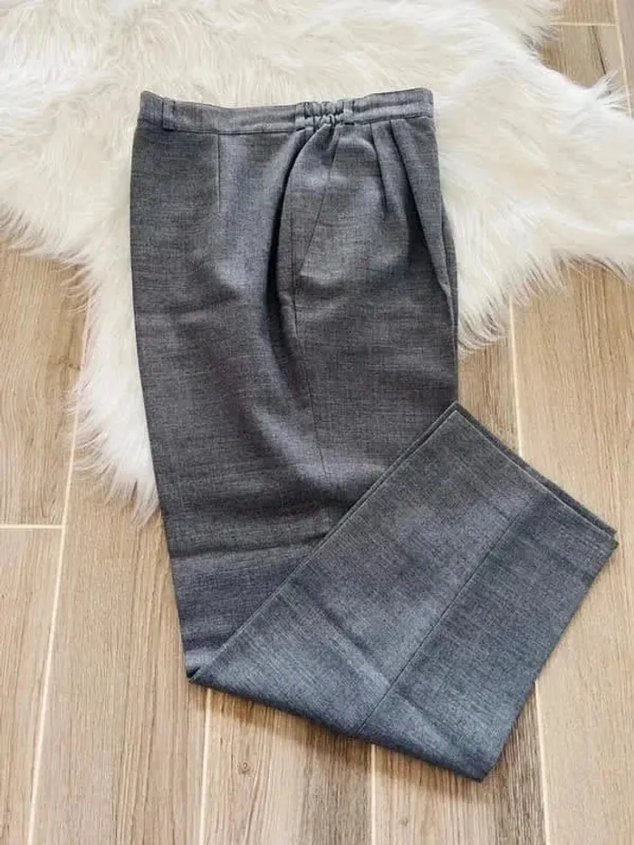 Pantalon vintage femme gris 40/L