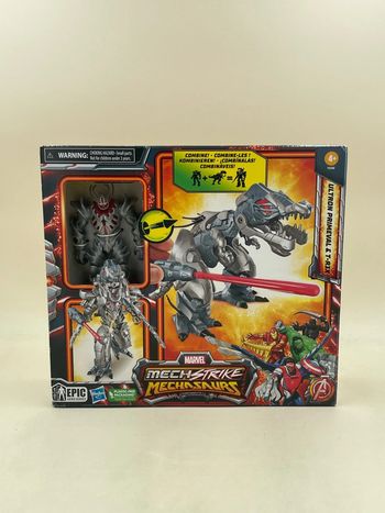 Figurines Marvel Mechstrike Mechasaurus Ultron Primeval & T-rex Hasbro neuf
