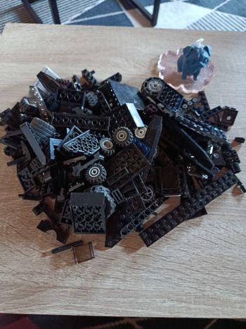 Diverses pièces lego noir