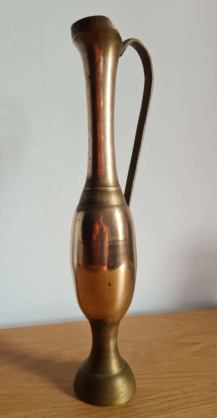 Vase en laiton 30 cm - photo numéro 2