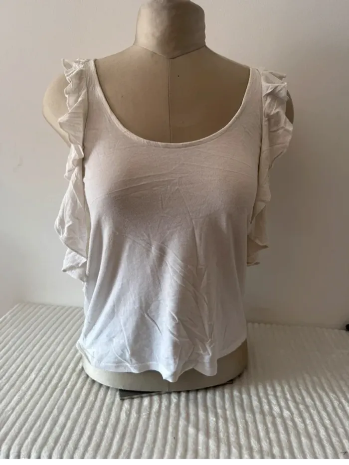 Débardeur blanc taille XS