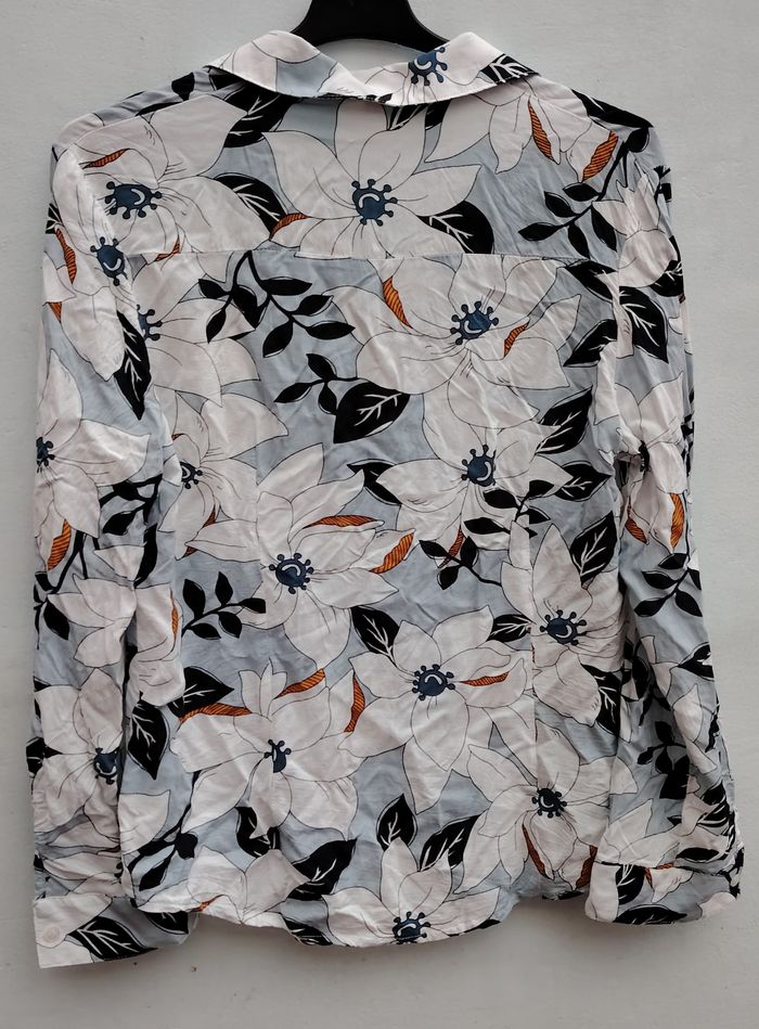 Chemise fleurie multicolore – Taille 42 – Sans marque - photo numéro 3