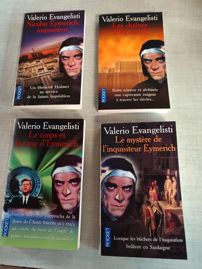 Lot 4 livres Nicolas eymerich inquisiteur