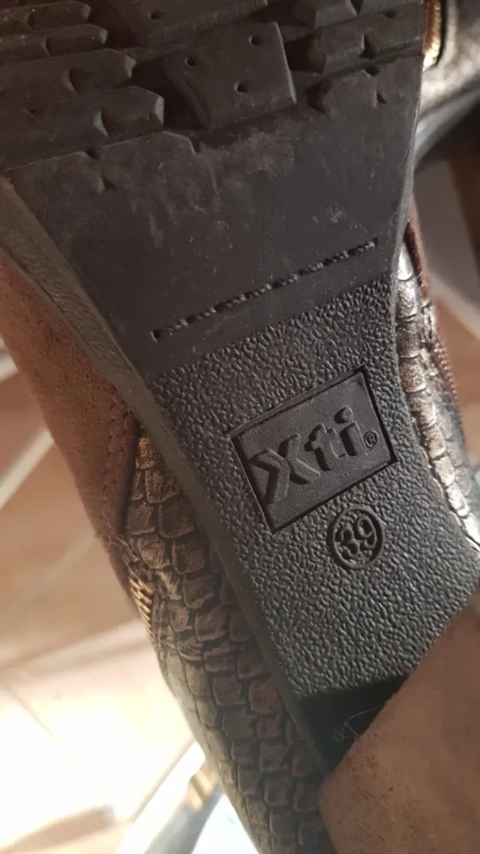 Bottines bi matière en cuir Xti - photo numéro 6