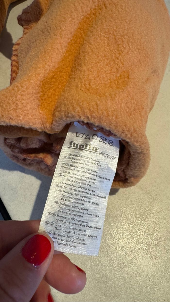 Grande Peluche cerf lupilu  avec couverture - photo numéro 6