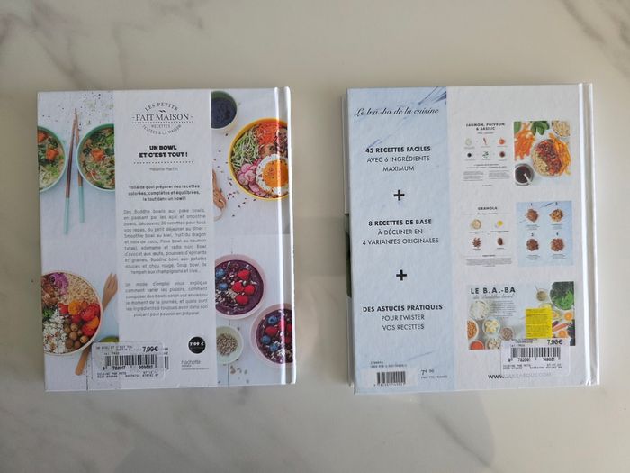Lot de 2 livres de recette bowls - photo numéro 2