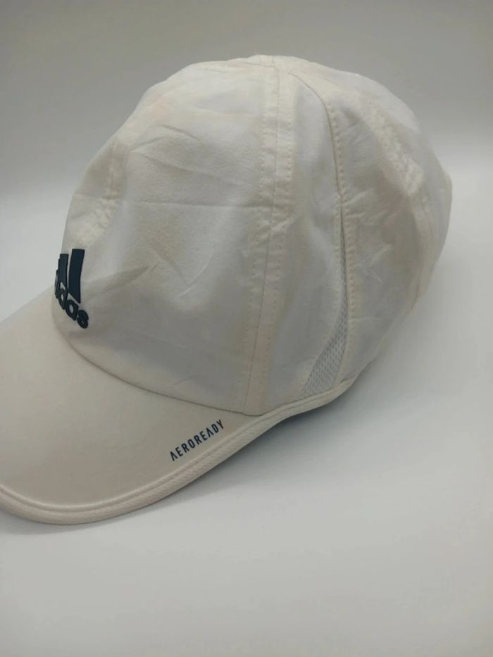 Casquette Vintage Adidas Blanche - photo numéro 2
