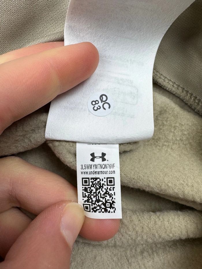 Sweat Fleece 1/4 Zip Under Armour Neuf Taille S - photo numéro 9