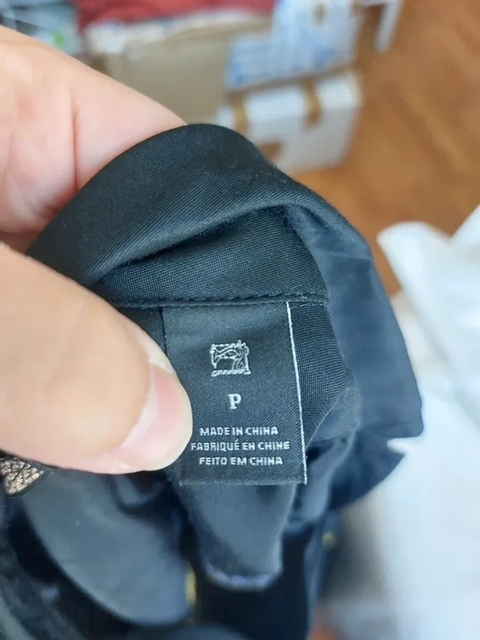 Chemise Scotch & Soda – S – Noir Brodé – État : Excellent - photo numéro 7