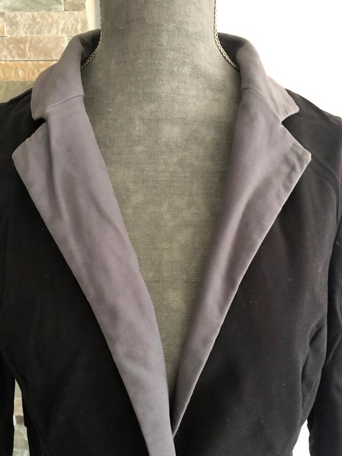 Blazer noir et gris Naf Naf 40 - photo numéro 2