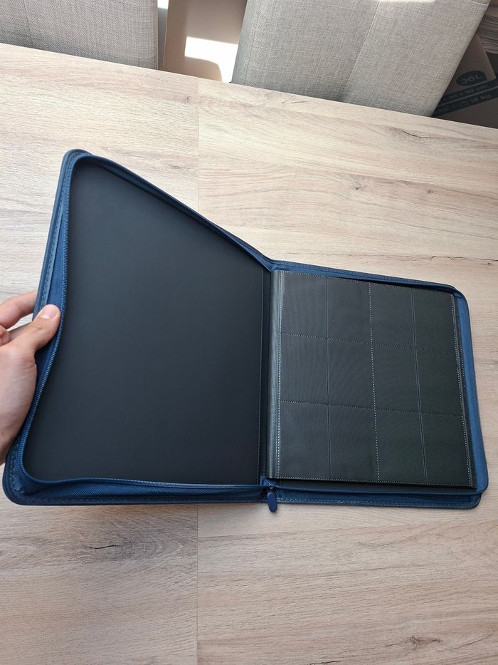 Classeur 12×12 pour rangement 480 cartes Pokémon de qualité premium en BLEU 🟦 - photo numéro 2