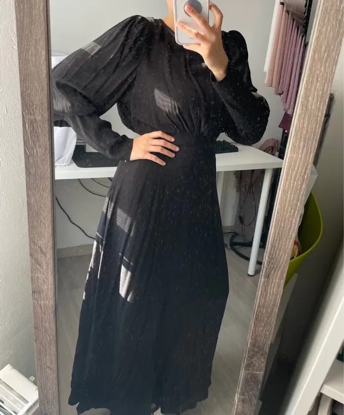 Robe longue noire