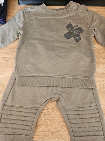 Ensemble intersaison garçon 74cm kaki