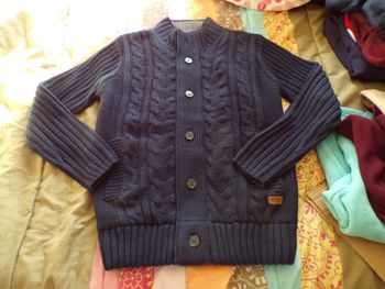 Gilet marine épais taille M neuf