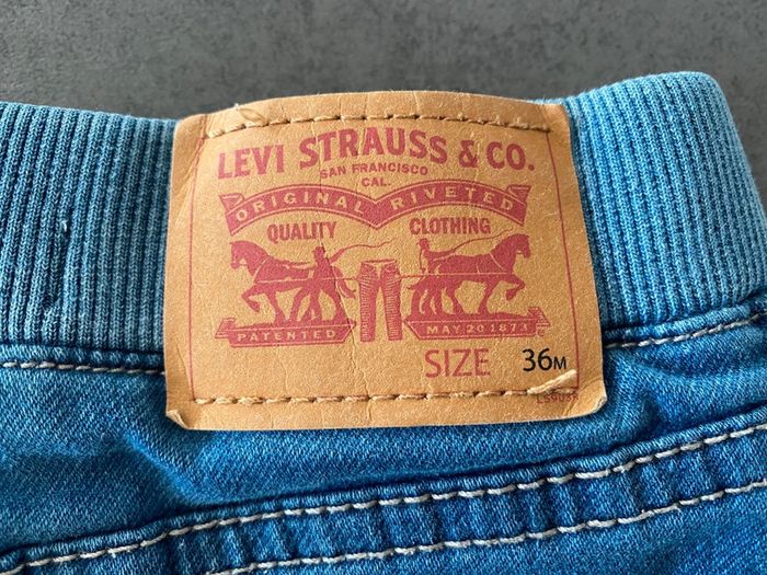 Short jean’s bleu Levi’s 36 mois/98 cm - photo numéro 4