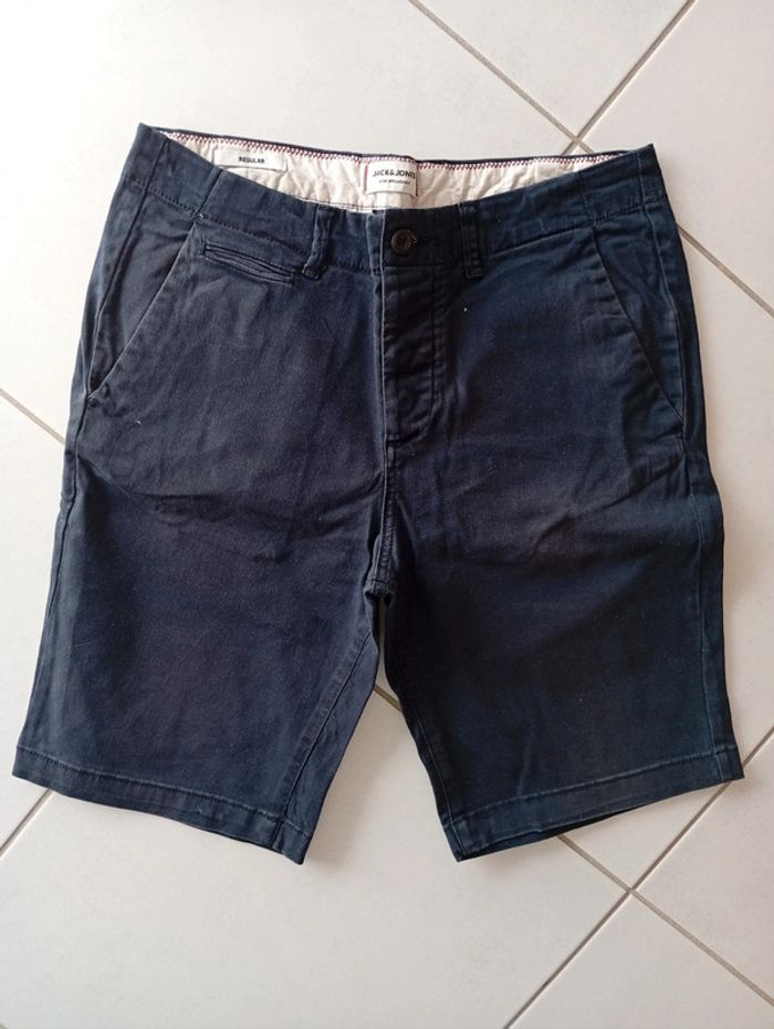 Short chino regular bleu marine - photo numéro 2