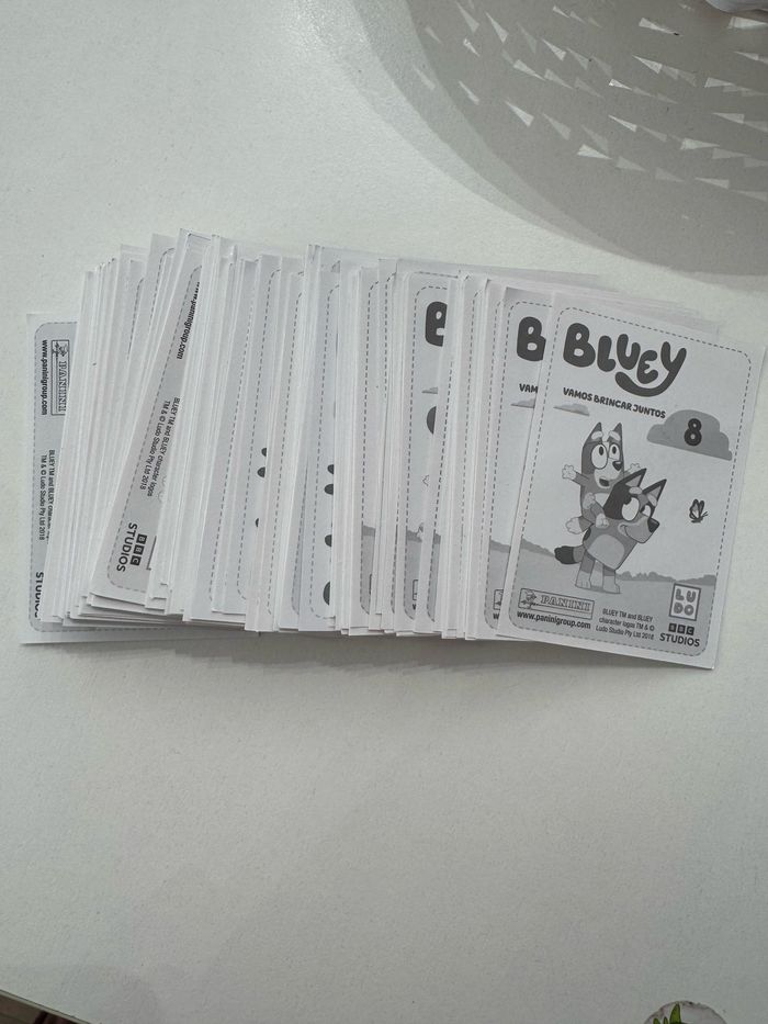 Carte panini Bluey