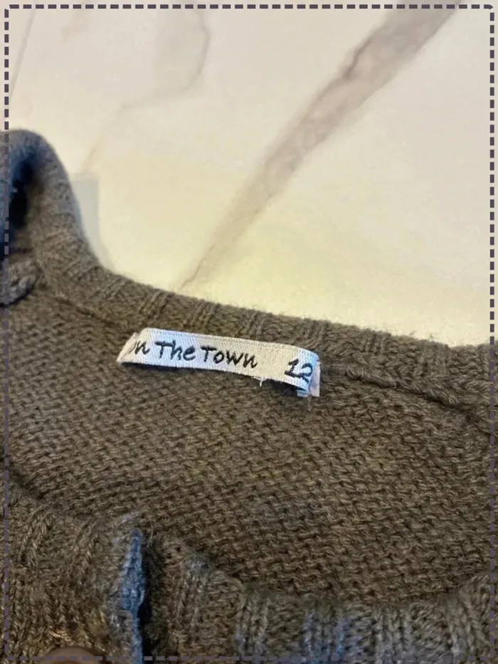 Pull kaki - On the town - taille 12 ans - photo numéro 5