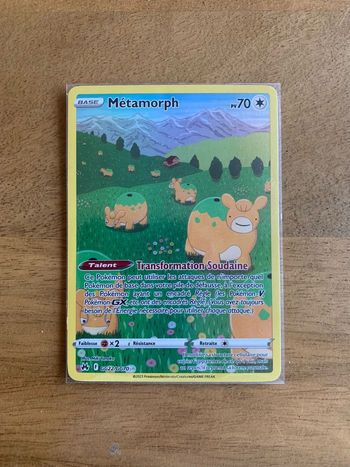 Carte Pokemon Metamorph GG Zénith Suprême