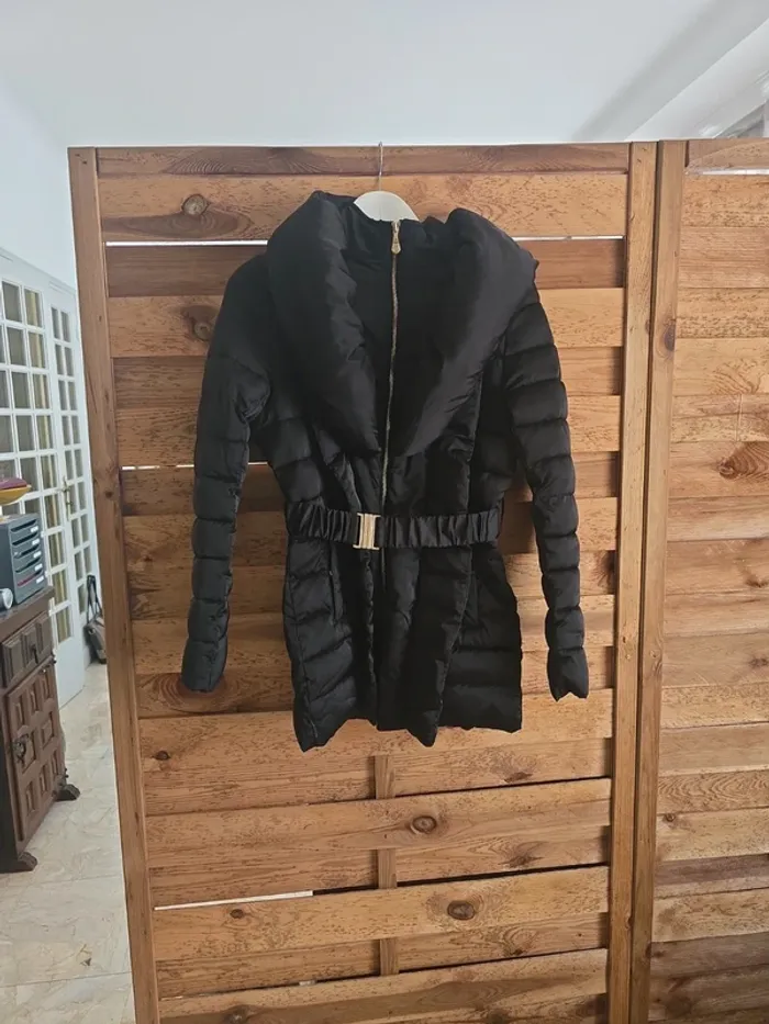 Doudoune avec double col femme