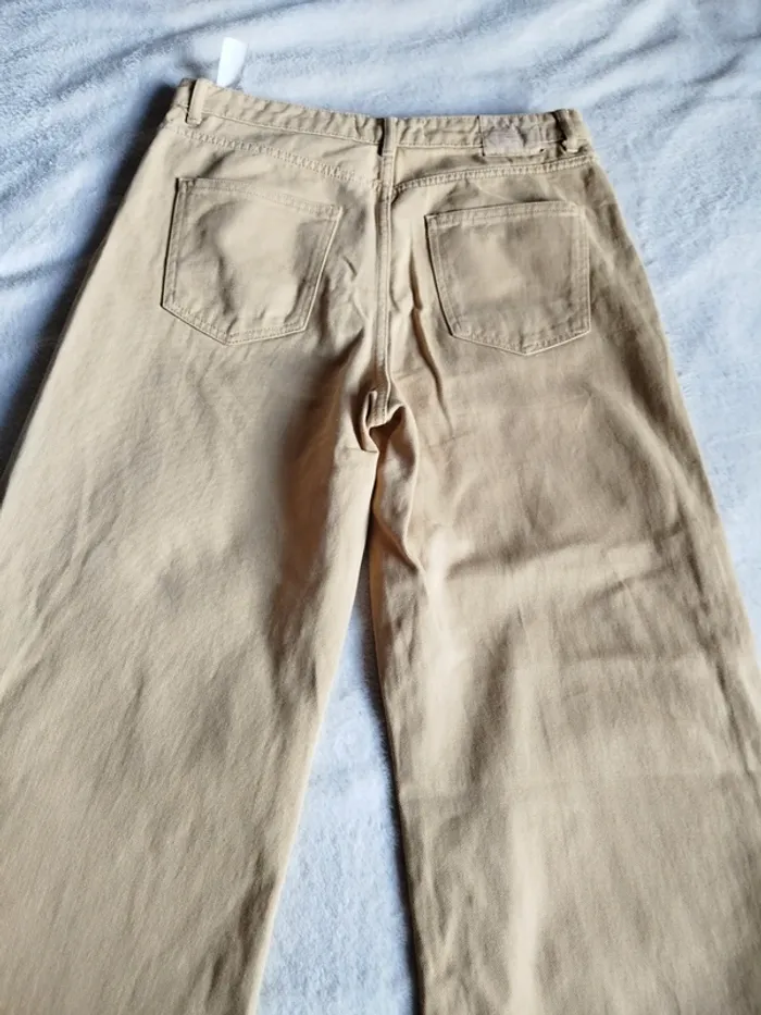 Jean style Dad Stradivarius taille 42 couleur sable - photo numéro 8