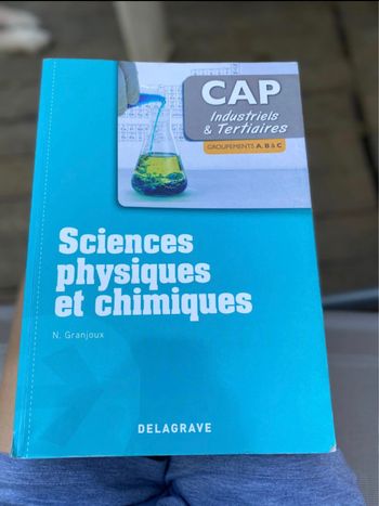 Livre Cap science physique chimie
