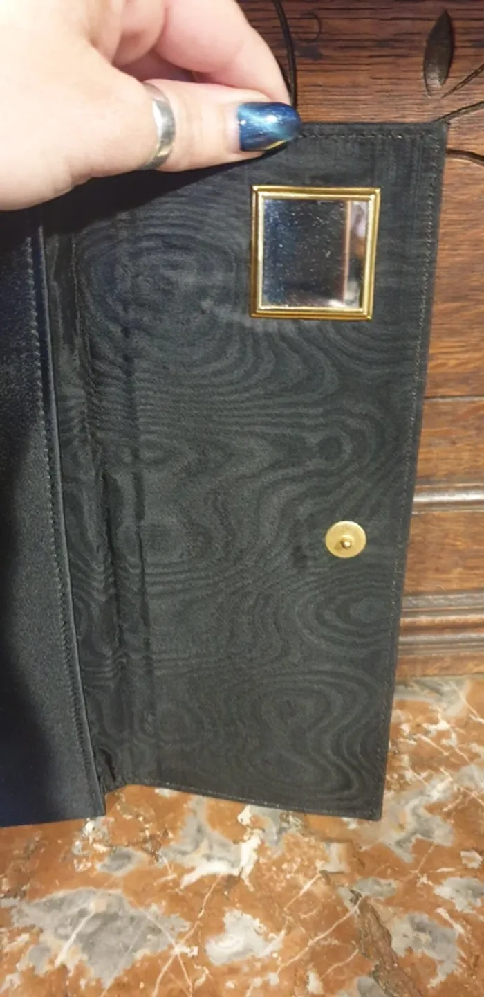 👜 Pochette femme noire vintage👜 - photo numéro 3