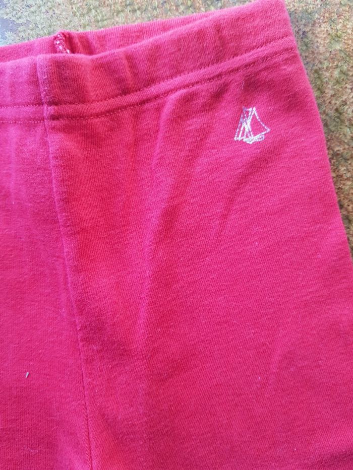 Legging rouge petit bateau 18mois fille - photo numéro 2