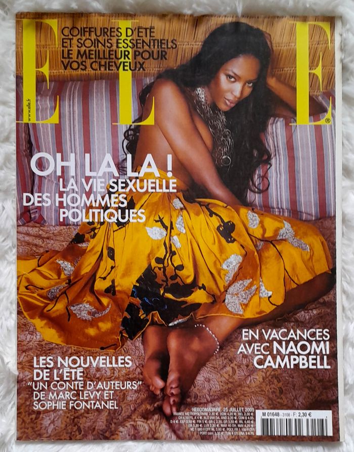 Magazine Elle n°3108 juillet 2005 spécial Naomi Campbell
