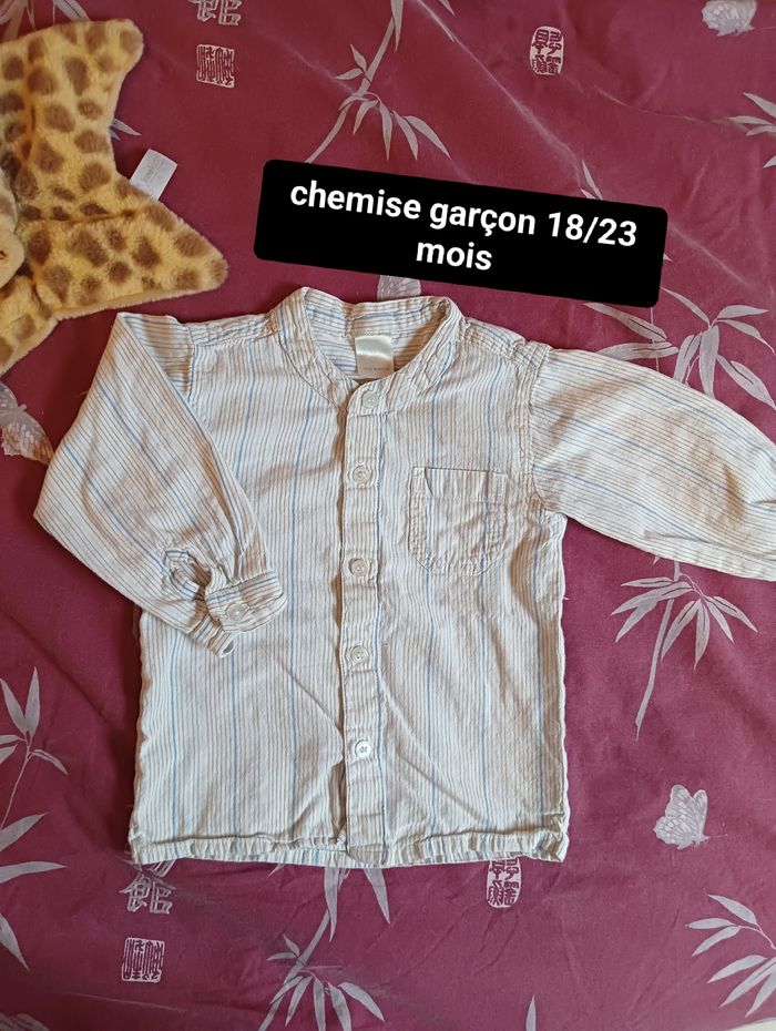 Chemise garçon 18/23 mois