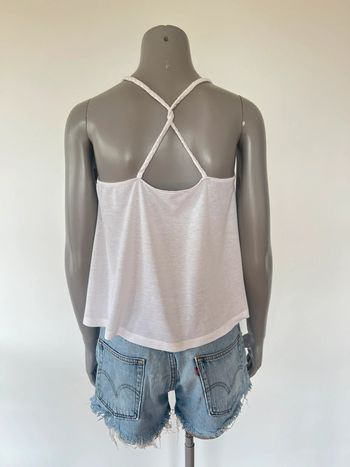 🤍 Débardeur blanc Mango – Taille S