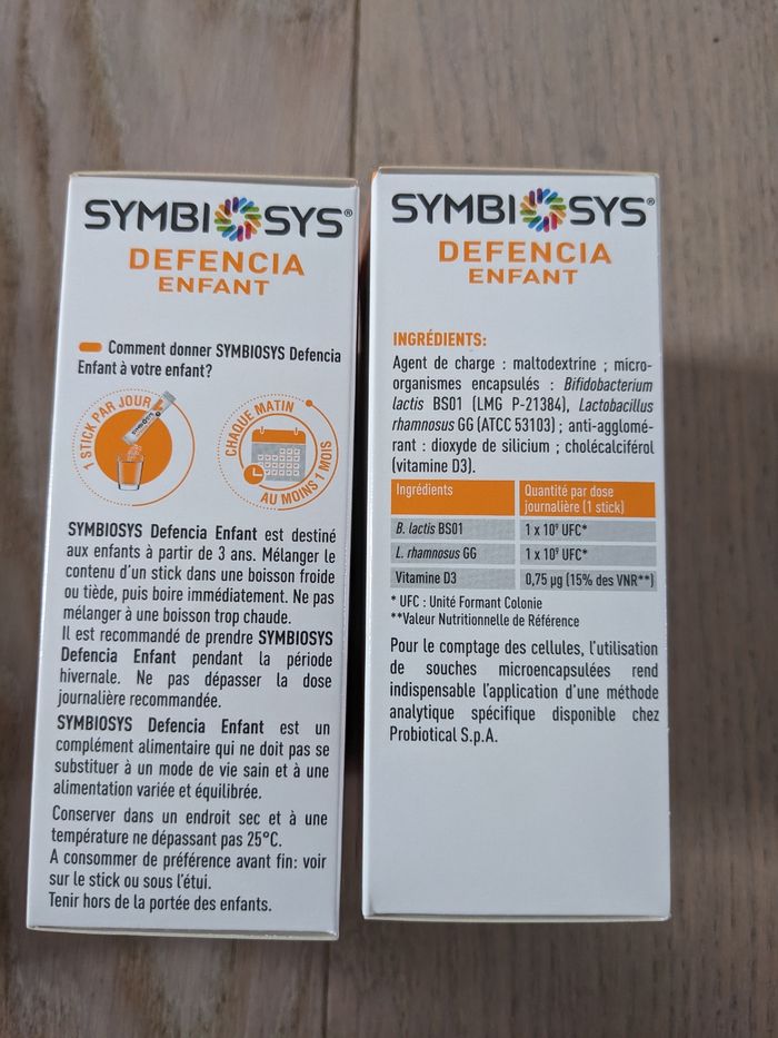 Symbiosys defencia enfant neufs 2 boites - photo numéro 3