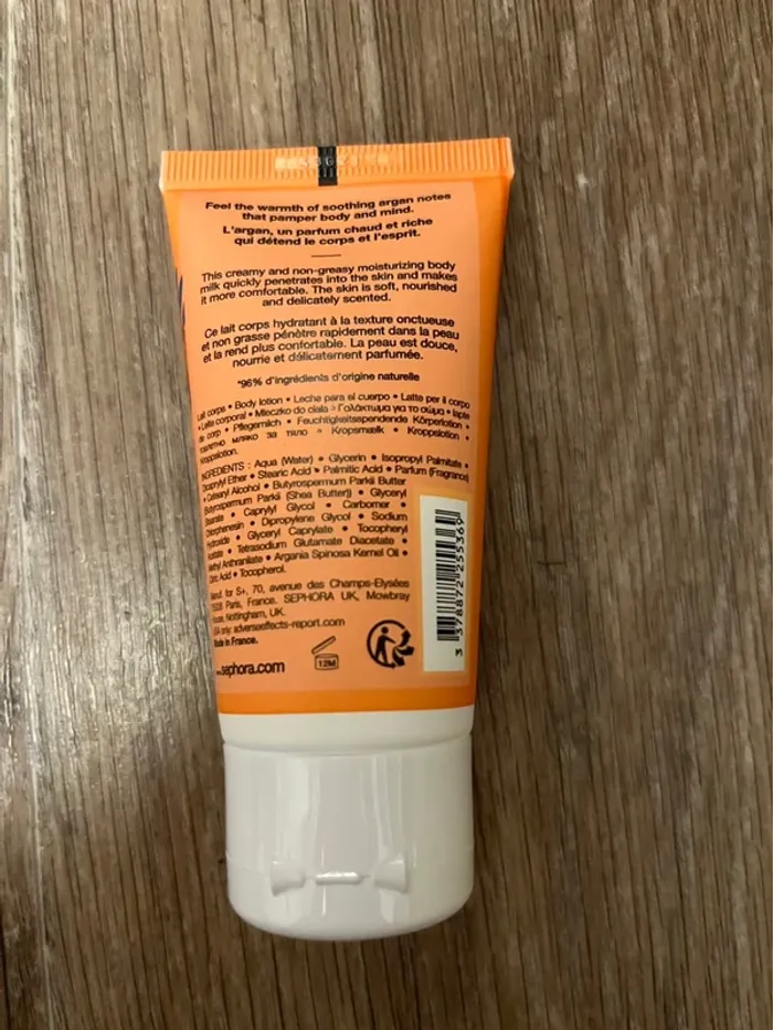 Lait corps hydratant Argan 50 ml Sephora - photo numéro 3