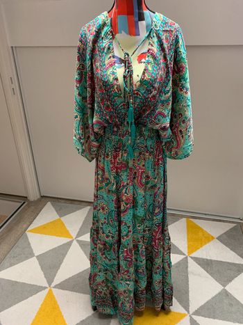 Robe longue multicolore Blu Deise Taille unique
