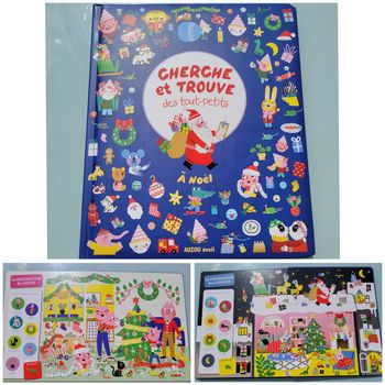 Auzou Éveil, Cherche et trouve des tout-petits 🎅 À Noël 🎁