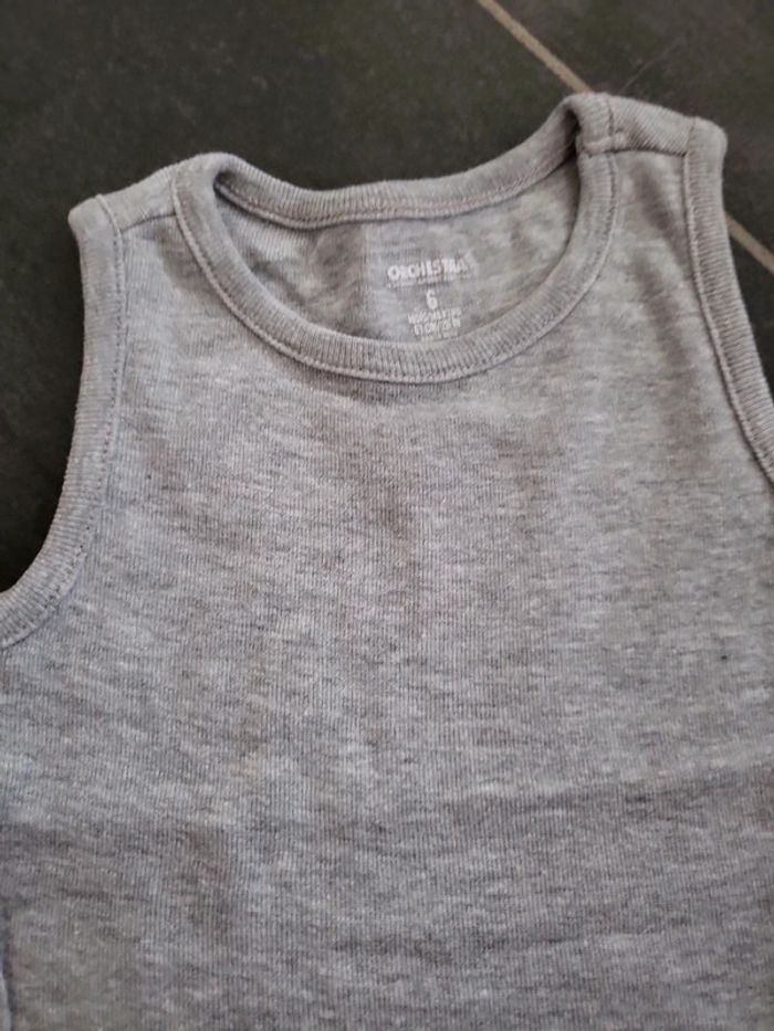 2 débardeurs orchestra 6 mois - photo numéro 2
