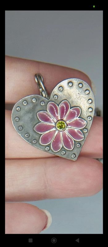 Boucles d'oreilles coeur vintage