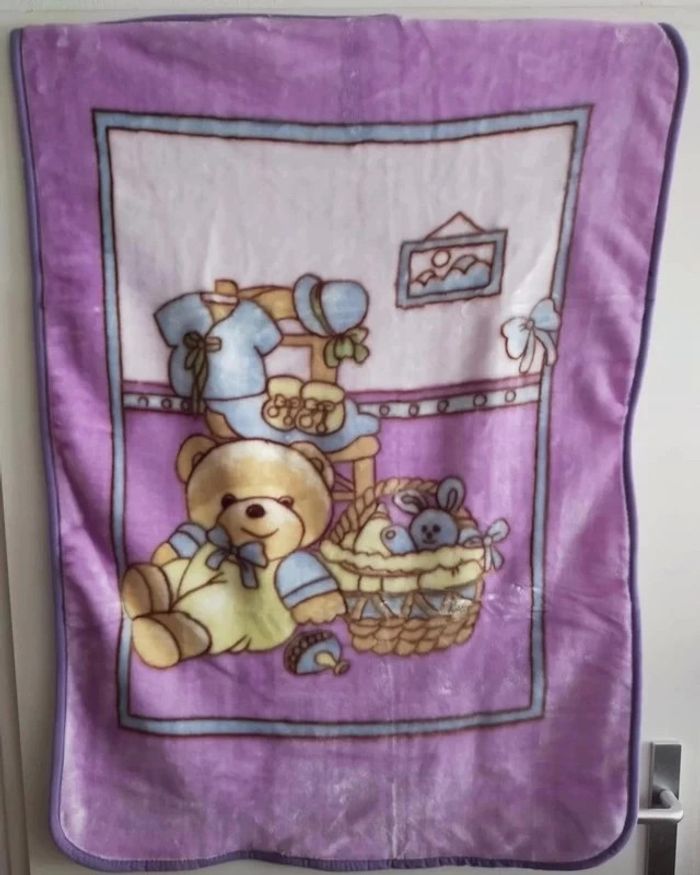 👶Couverture bébé polaire douce👶 - photo numéro 3