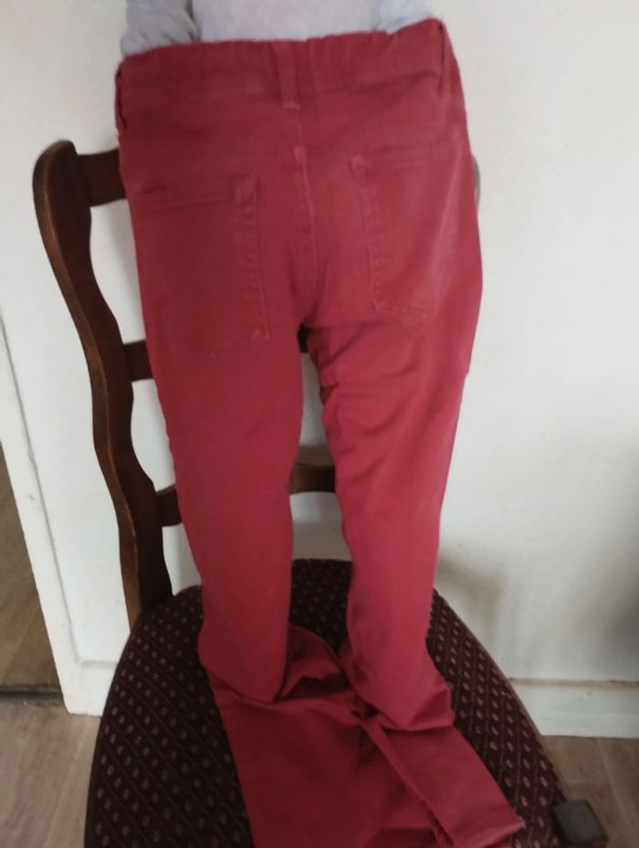 Jean rouge mixte - photo numéro 3