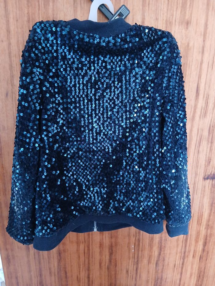 Veste paillettes 8 ans - photo numéro 2