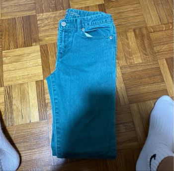 Jean vert enfant fille