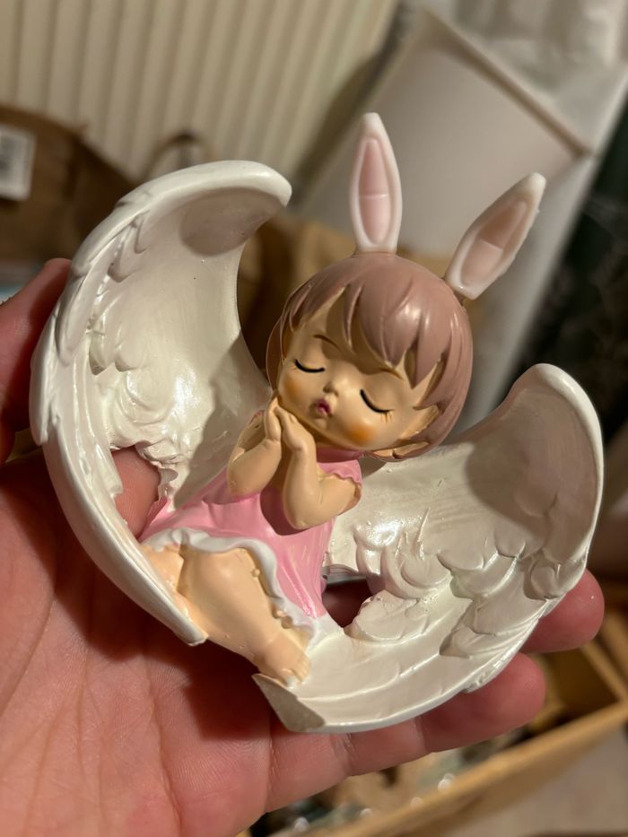 Figurine porcelaine ange