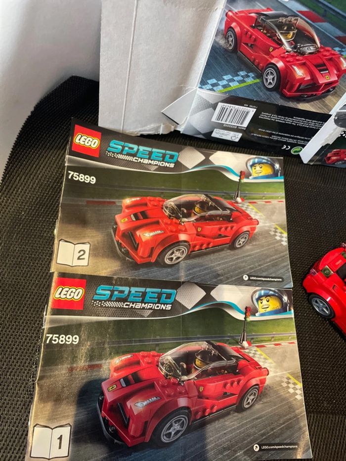 Lego Speed champions 75899 la Ferrari vendu non complet non vérifié avec notice et boîte - photo numéro 6